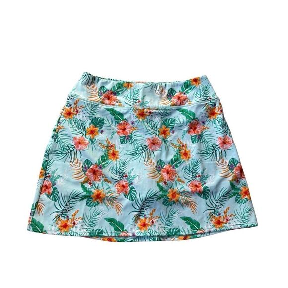 NEW Cabana Life Longer Swim Skort size M Cayman Tropical - Picture 1 of 13